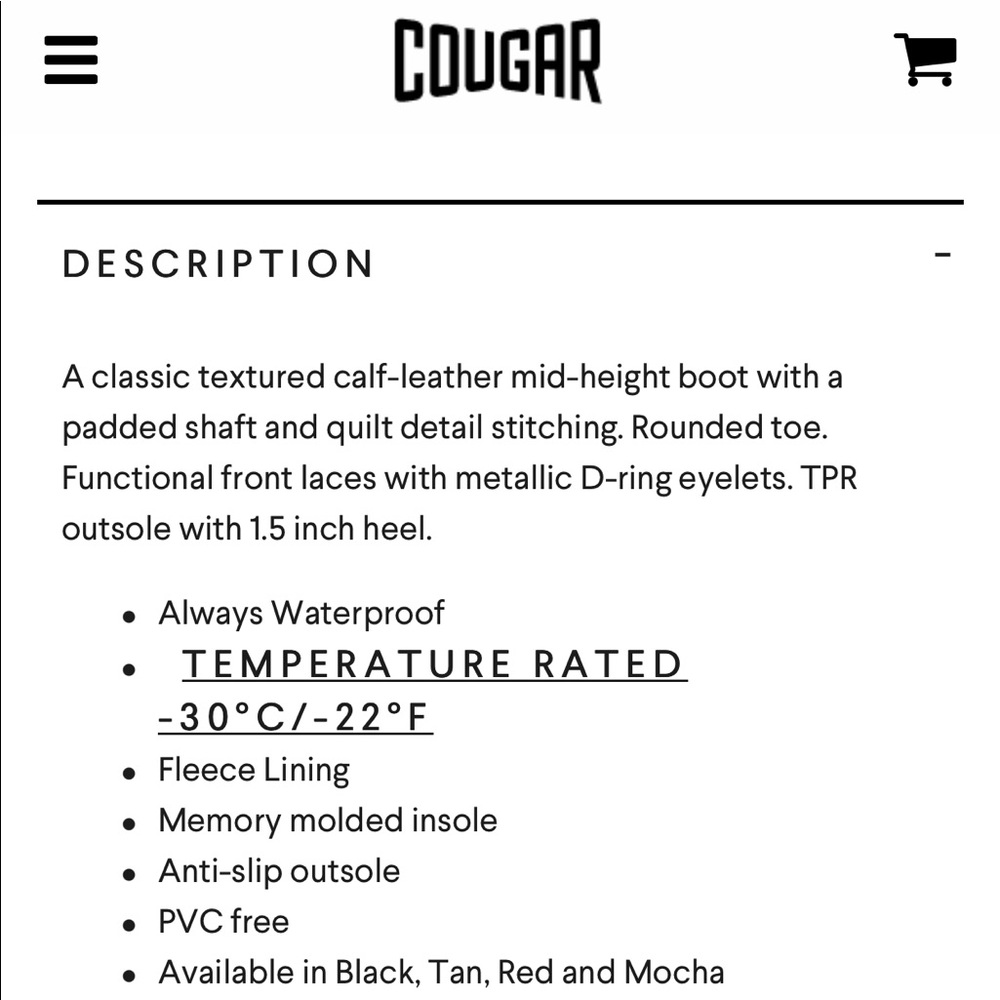 Cougar Original Pillow Boots - Picture 8 of 9